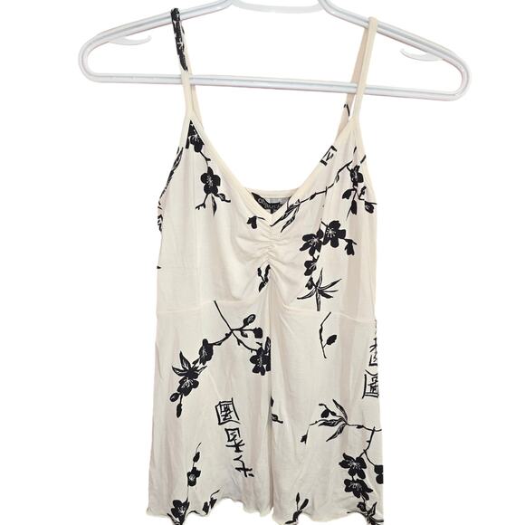 Chaudry KC Sports Black & White Asian Inspired Tank Top Medium - Picture 1 of 3